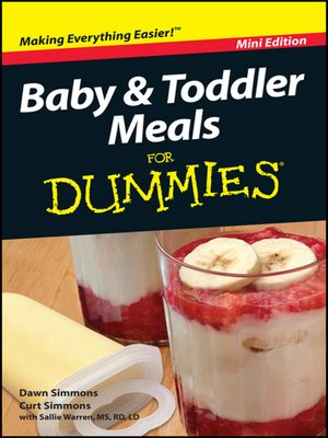 Baby and Toddler Meals For Dummies - ebook